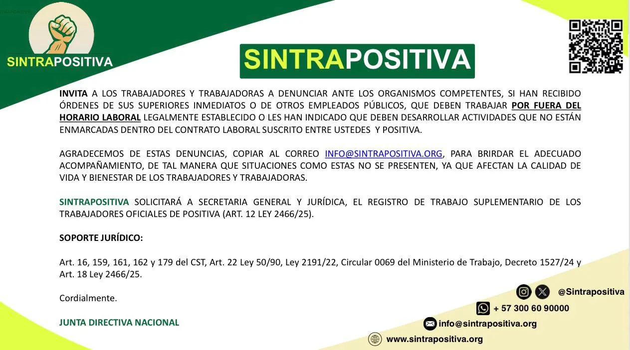 Comunicado - 10 de octubre de 2025