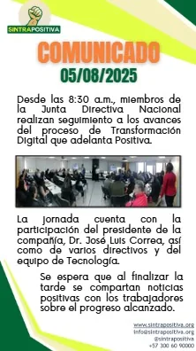 Comunicado tras Dig Ago 2025