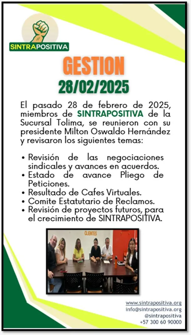 Visita presi febrero tolima