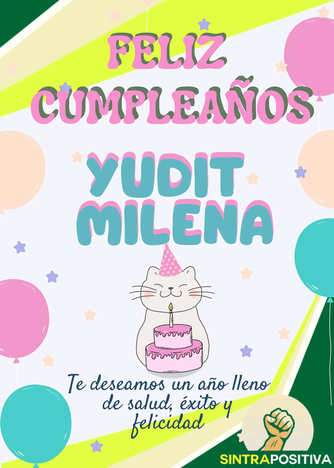 Cumpleaños de afiliados SINTRAPOSITIVA