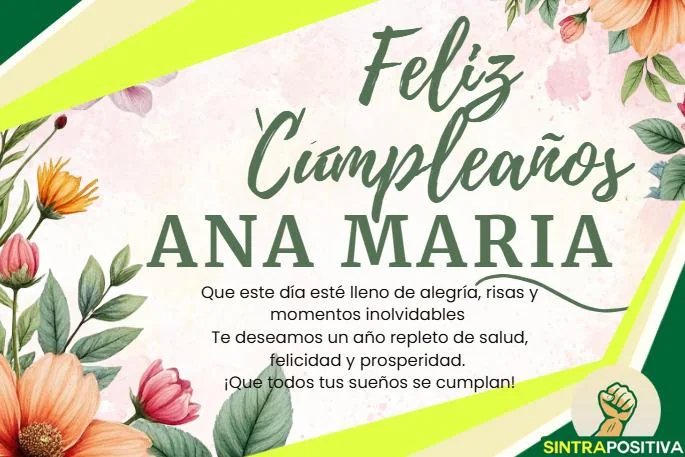 Cumpleaños de afiliados SINTRAPOSITIVA