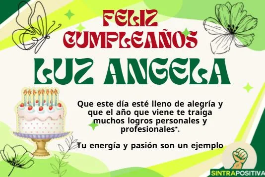 Cumpleaños de afiliados SINTRAPOSITIVA