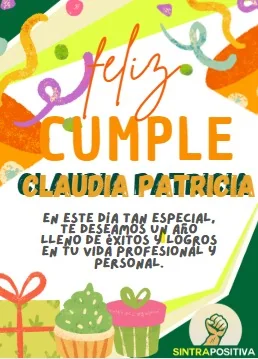 Cumpleaños de afiliados SINTRAPOSITIVA