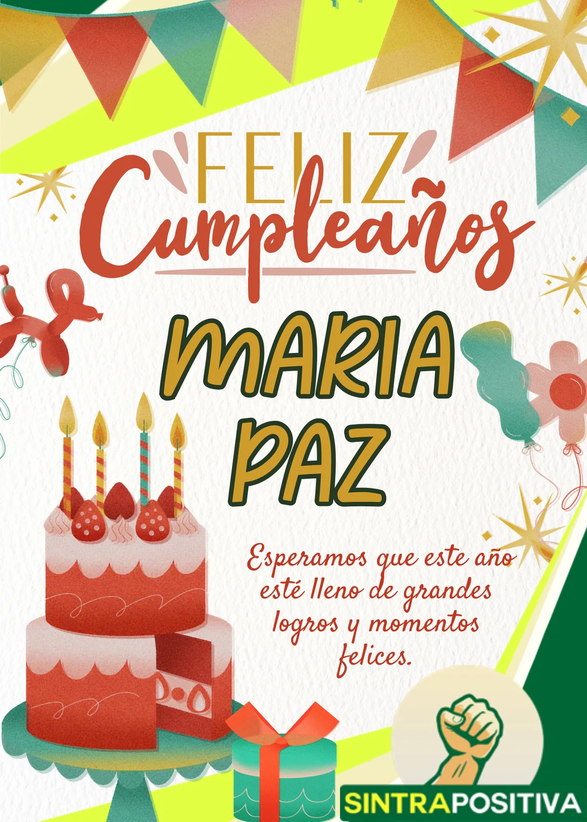 Cumpleaños de afiliados SINTRAPOSITIVA
