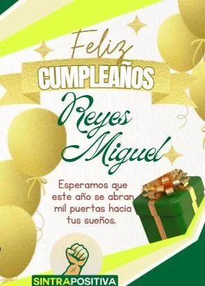 Cumpleaños de afiliados SINTRAPOSITIVA