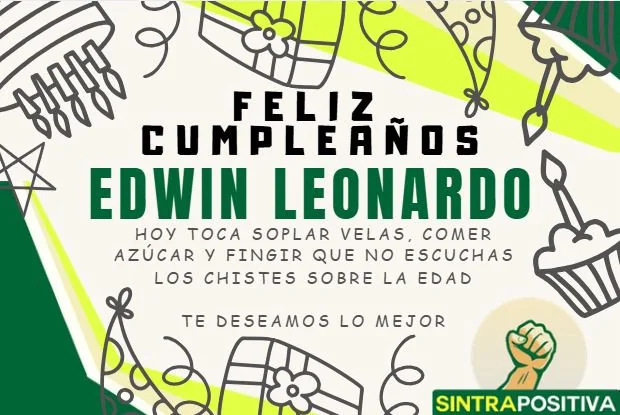 Cumpleaños de afiliados SINTRAPOSITIVA