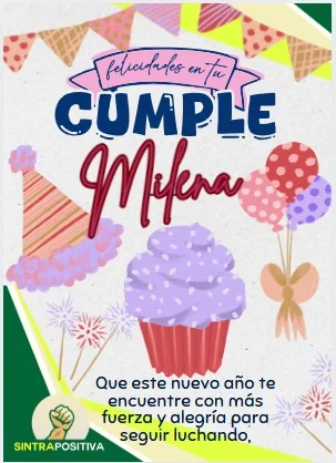 Cumpleaños de afiliados SINTRAPOSITIVA