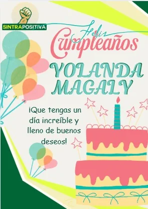 Cumpleaños de afiliados SINTRAPOSITIVA