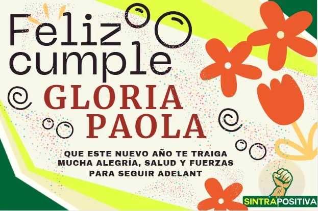 Cumpleaños de afiliados SINTRAPOSITIVA