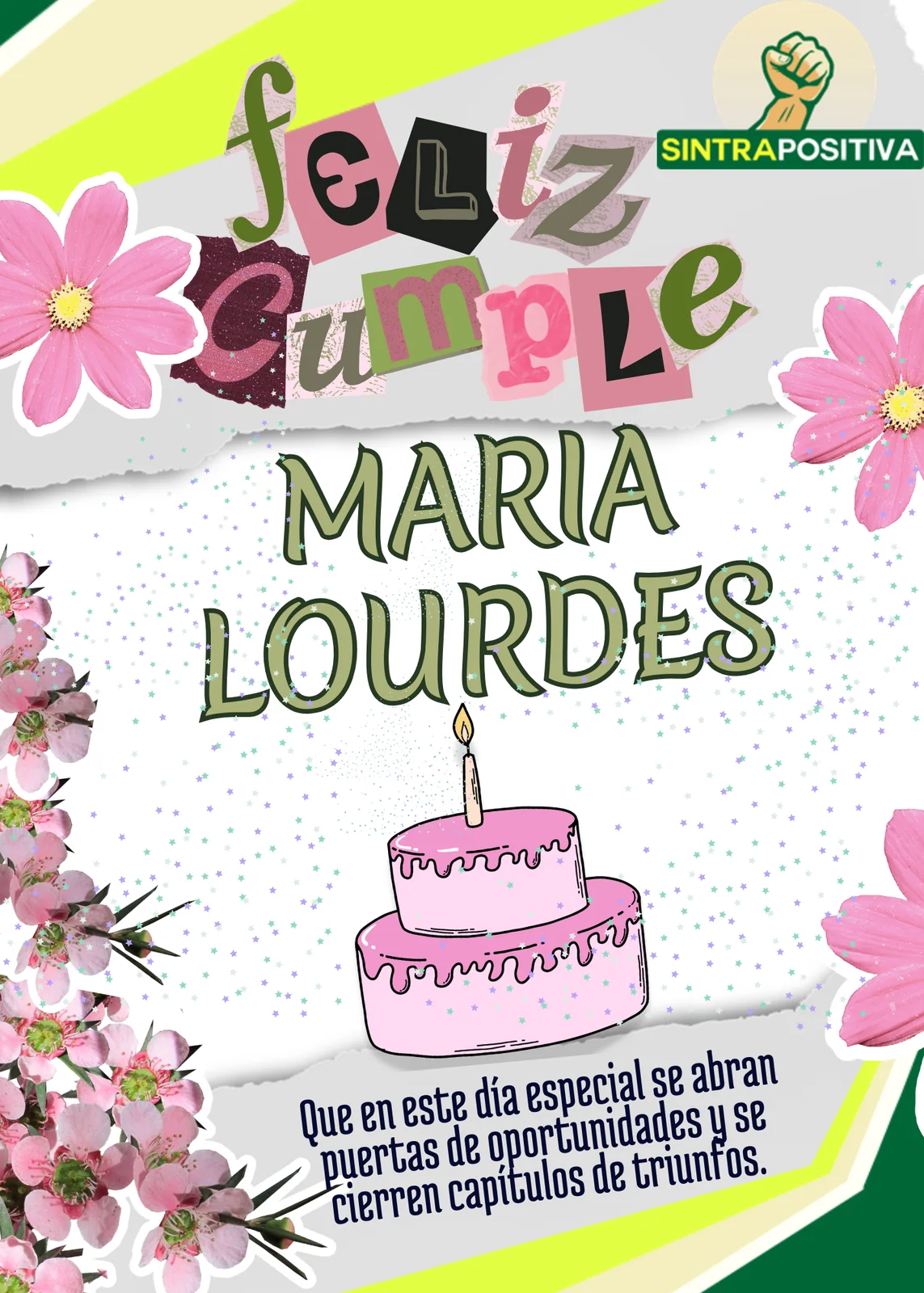 Cumpleaños de afiliados SINTRAPOSITIVA