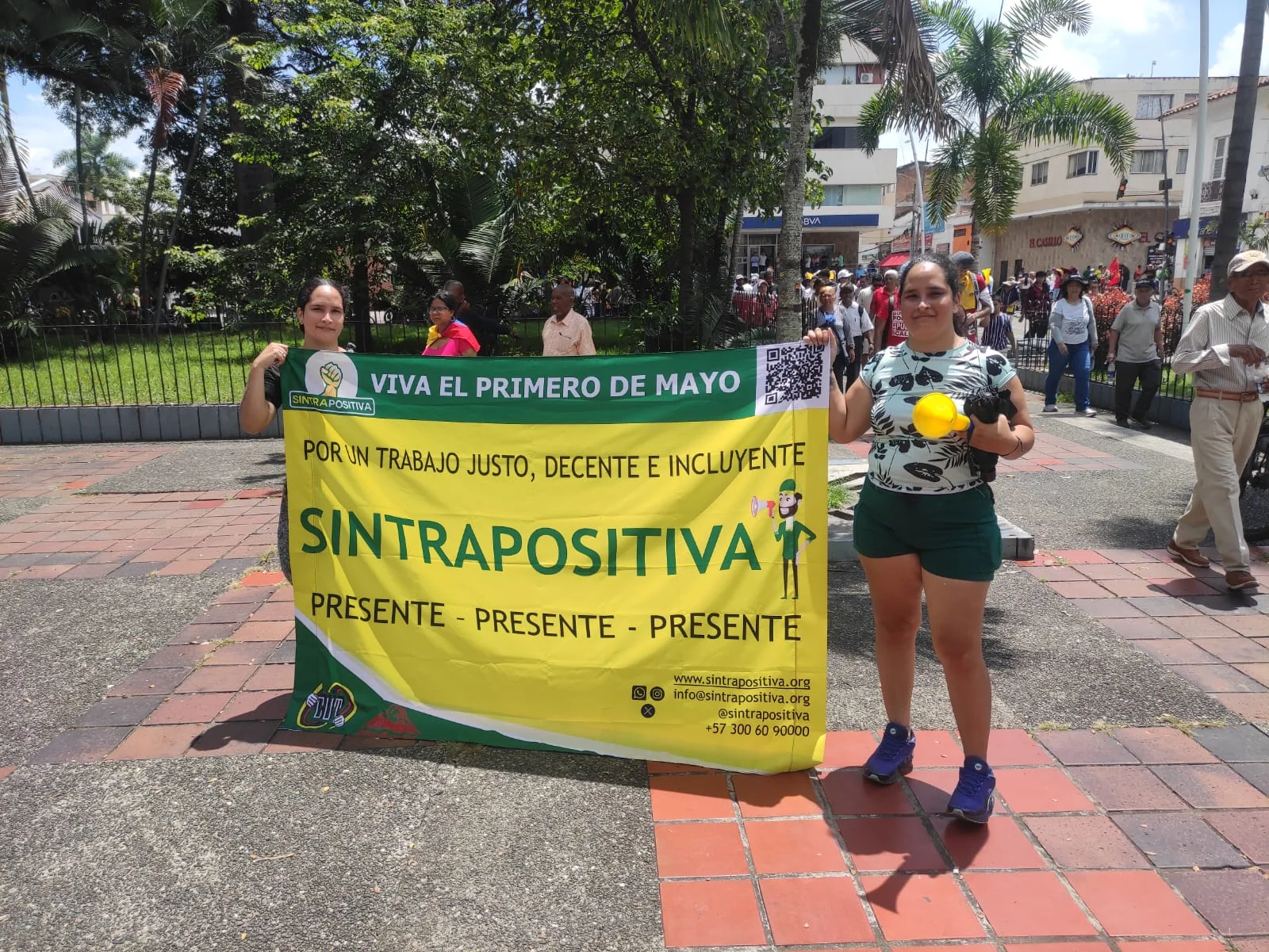 Marcha 1 de Mayo - SINTRAPOSITIVA
