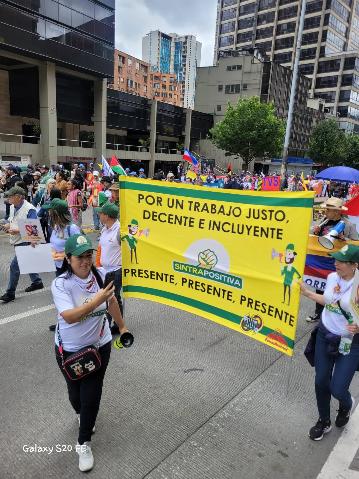 Marcha 1 de Mayo - SINTRAPOSITIVA
