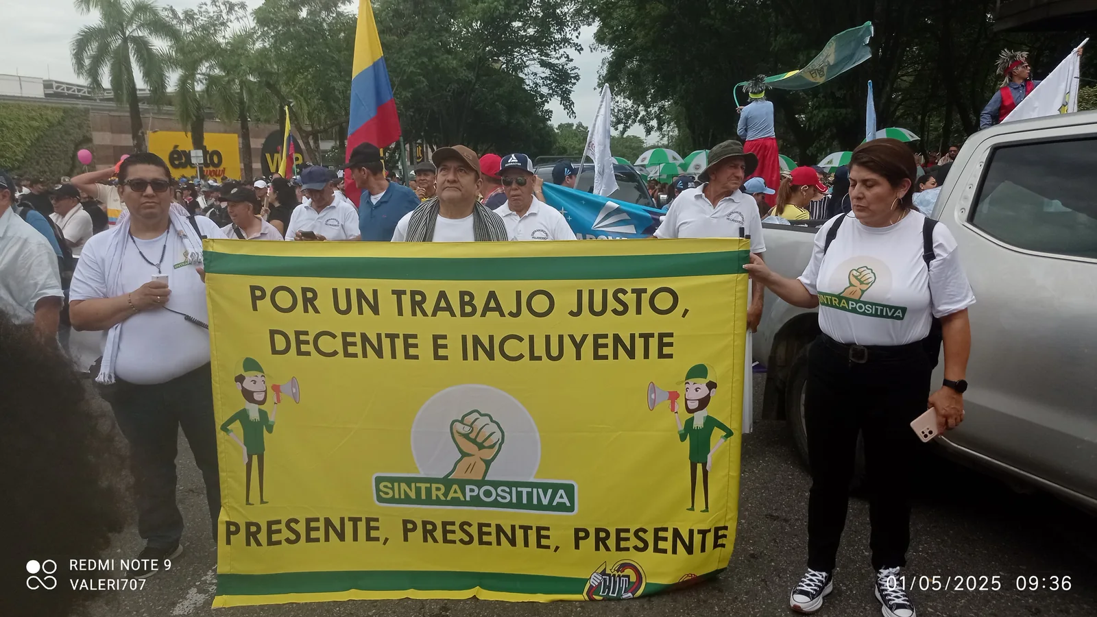 Marcha 1 de Mayo - SINTRAPOSITIVA