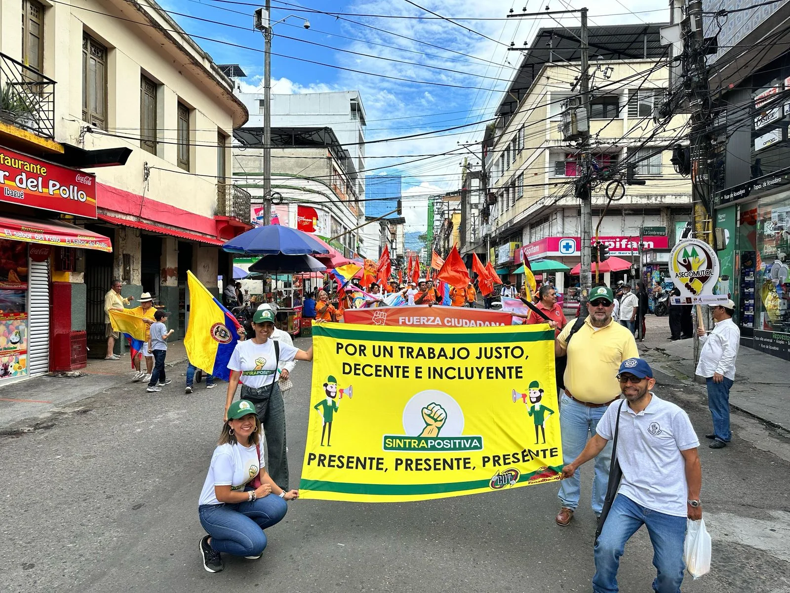 Marcha 1 de Mayo - SINTRAPOSITIVA