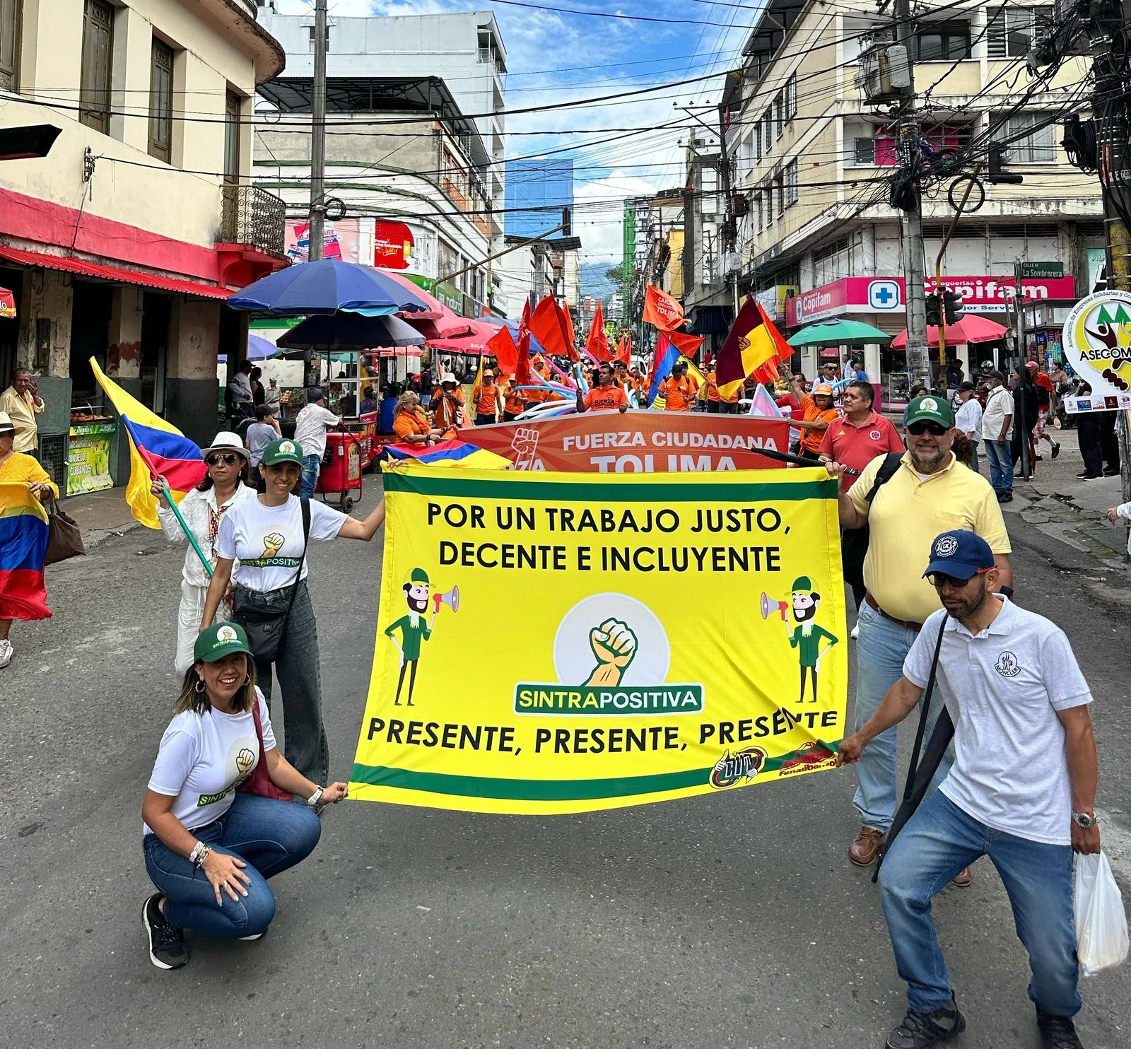 Marcha 1 de Mayo - SINTRAPOSITIVA